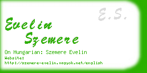 evelin szemere business card